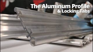 PyroLamas Aluminum Profiles & Locking Tabs